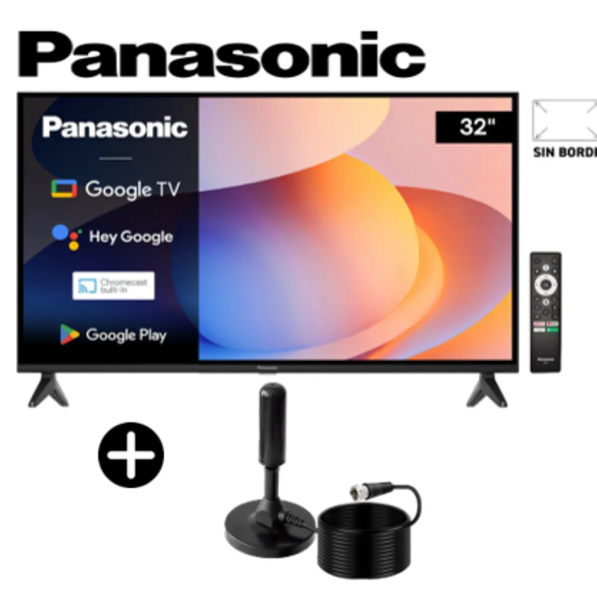 PANASONIC - Televisor Panasonic Smart TV 32 LED HD TC-32NS600P + Antena digital