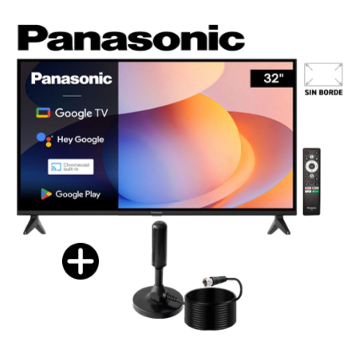 PANASONIC - Televisor Panasonic Smart TV 32 LED HD TC-32NS600P + Antena digital