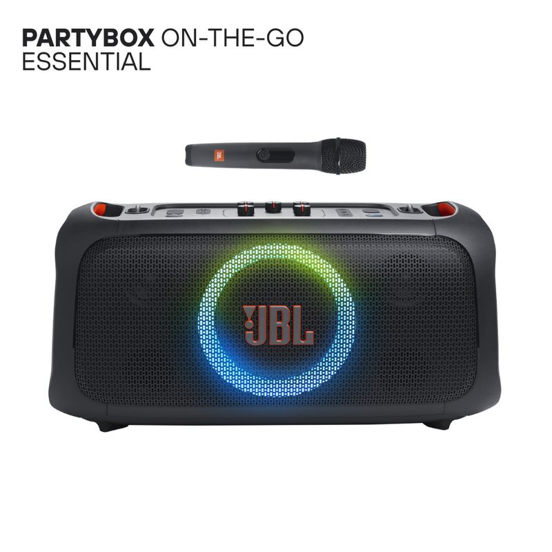 JBL - JBL Partybox On The Go Essential Luces dinámicas y micrófono incluido