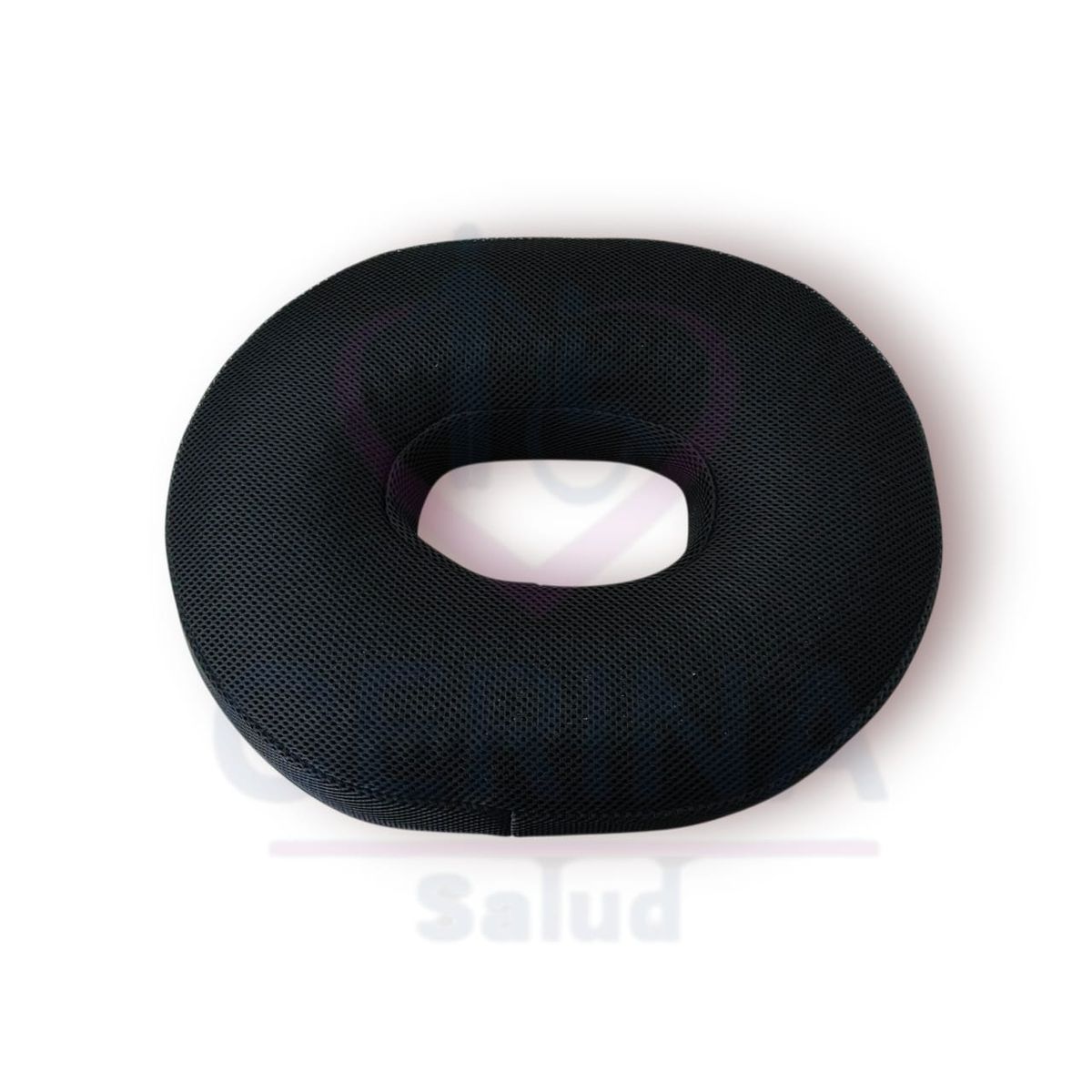 GENERICO - Cojín Picaron Viscoelástico Gel Ovalado Negro