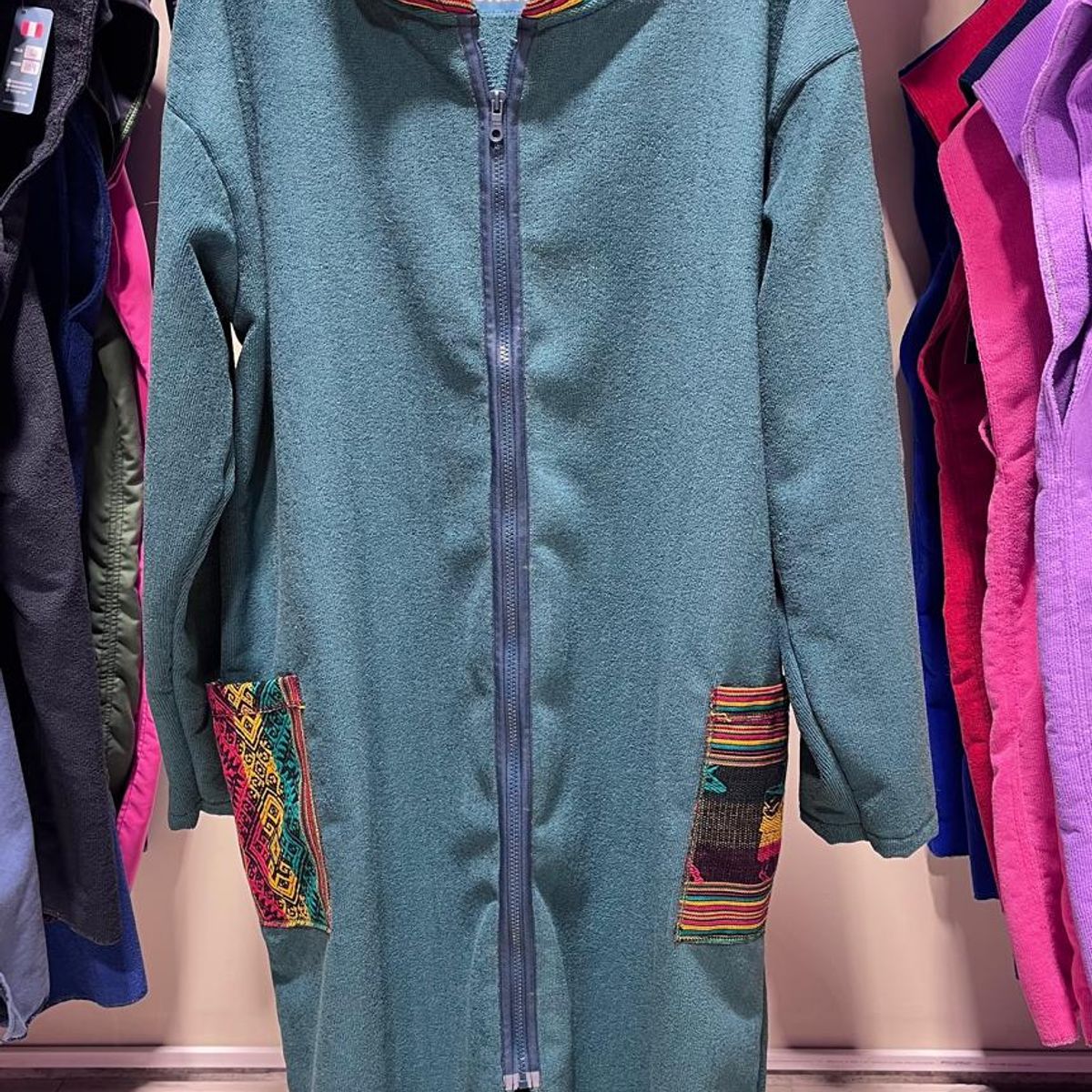 GENERICO - BATA PARCA CORDANO MICROFIBRA TALLA ML INCAICO VERDE UNISEX