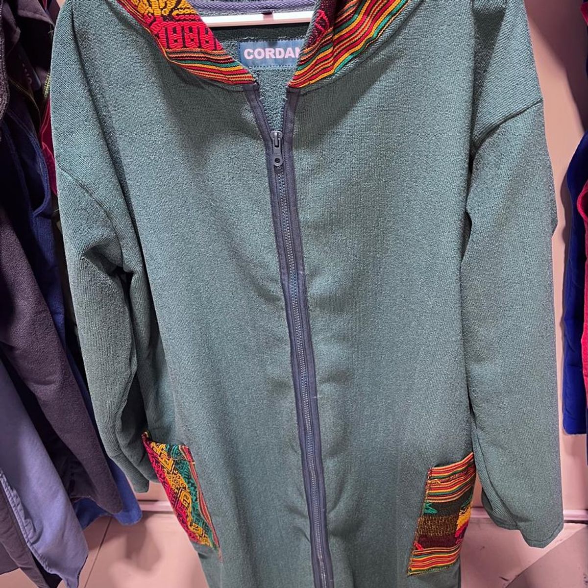 GENERICO - BATA PARCA CORDANO MICROFIBRA TALLA ML INCAICO VERDE UNISEX