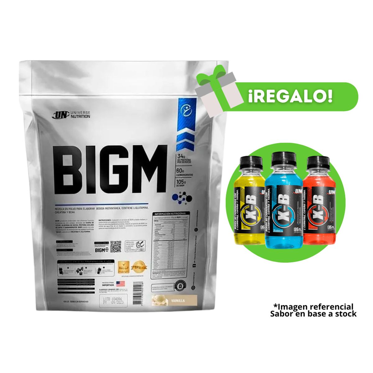 UNIVERSE NUTRITION - PROTEÍNA BIGM 5KG VAINILLA + XB