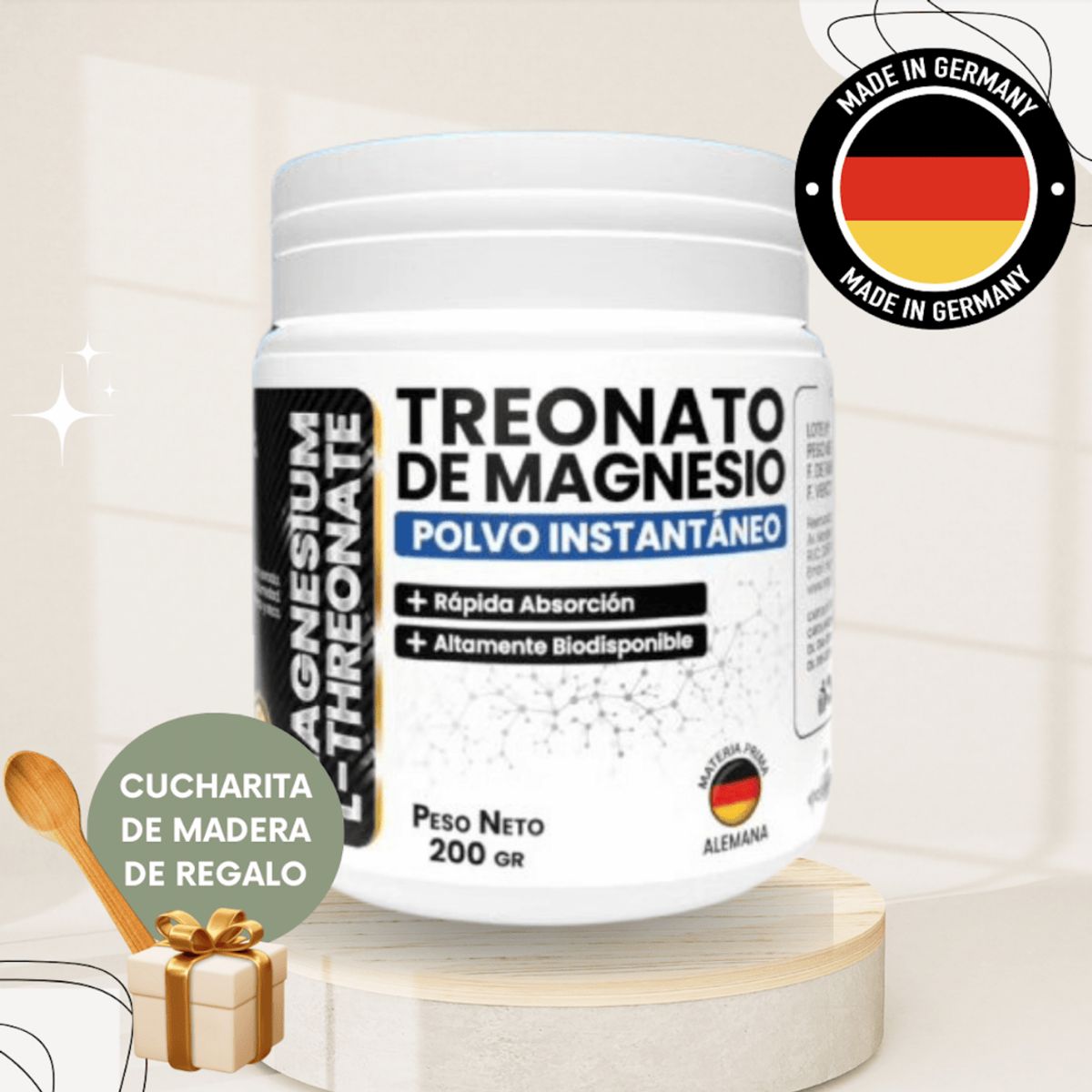 GENERICO - Treonato de Magnesio Alemán