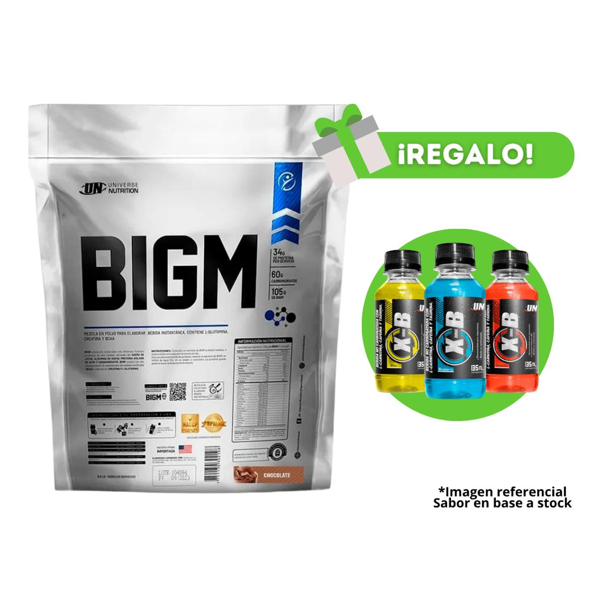 UNIVERSE NUTRITION - PROTEÍNA BIGM 5KG CHOCOLATE + XB
