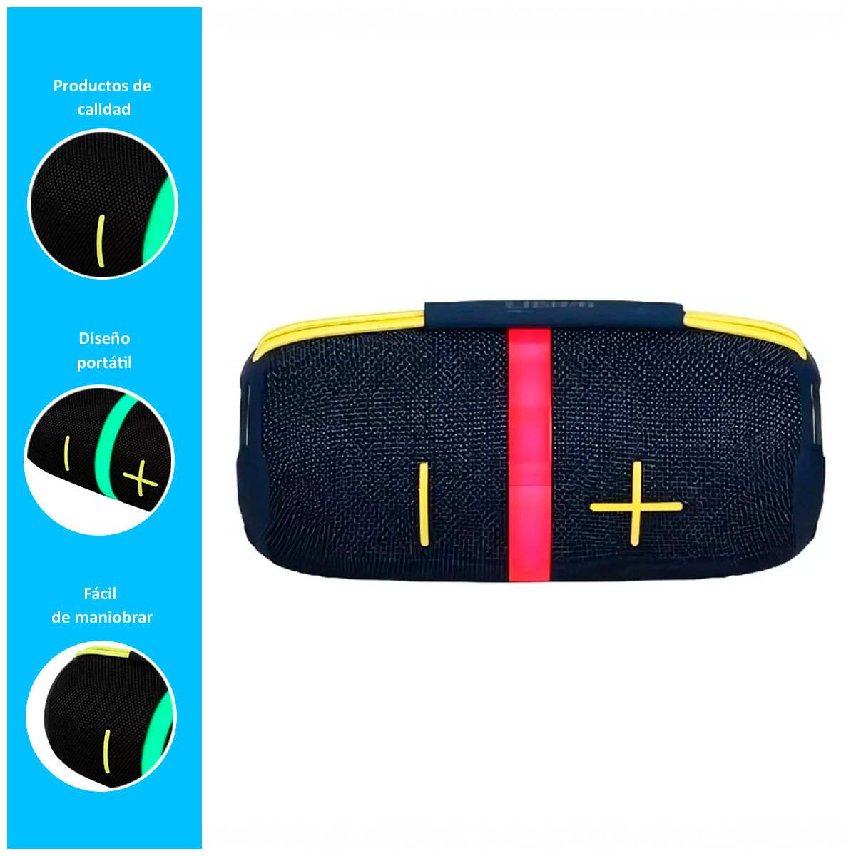 GENERICO - Parlante Lidimi Bluetooth FM Extra Bass LD-S834