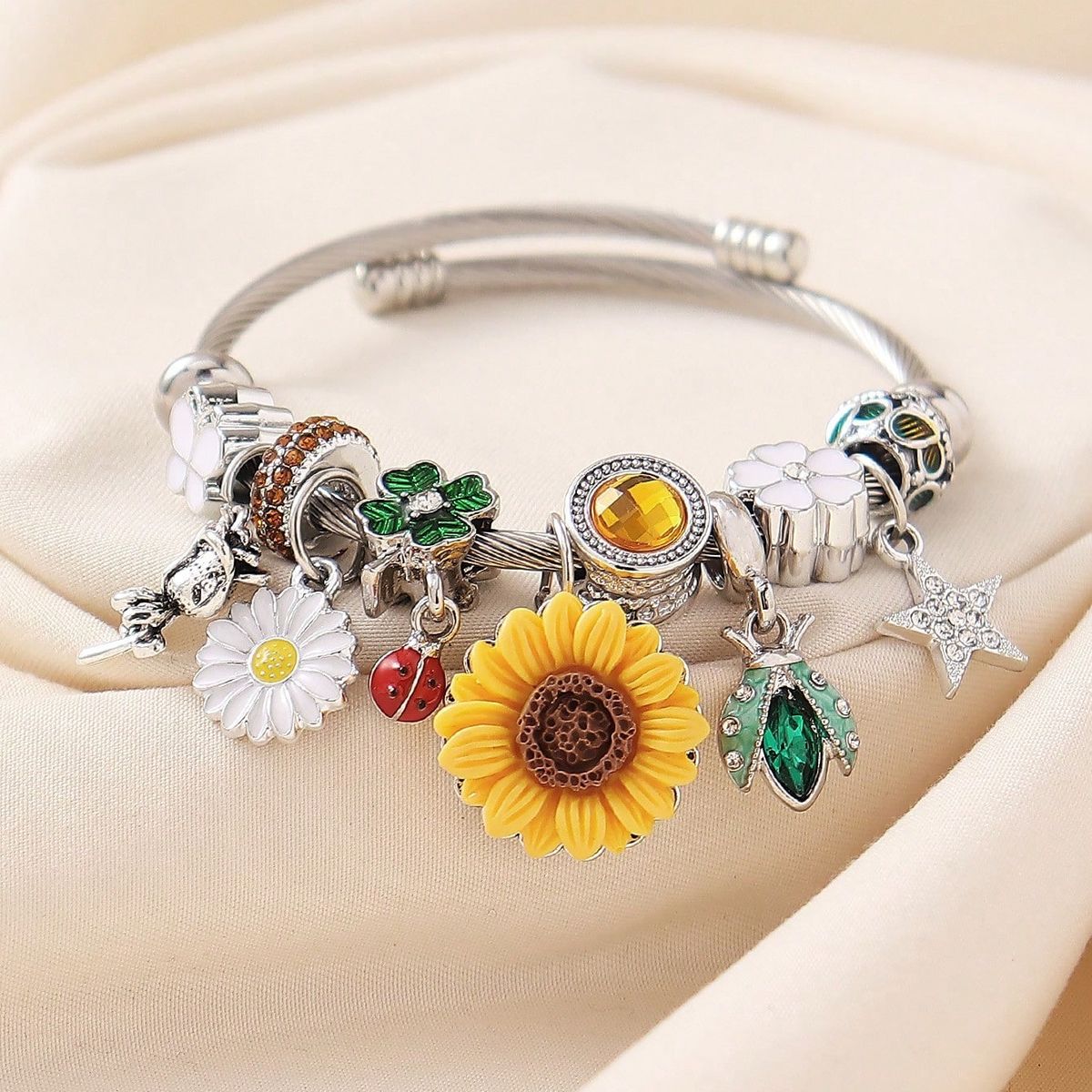 GENERICO - PULSERA LOLITA BISUTERIA FANTASIA GIRASOL ESTRELLA