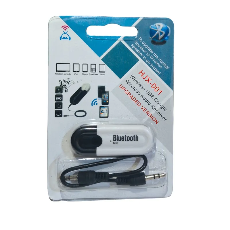 GENERICO - Receptor Bluetooth Dual Plug y Usb Para Autos  parlantes HJX-001