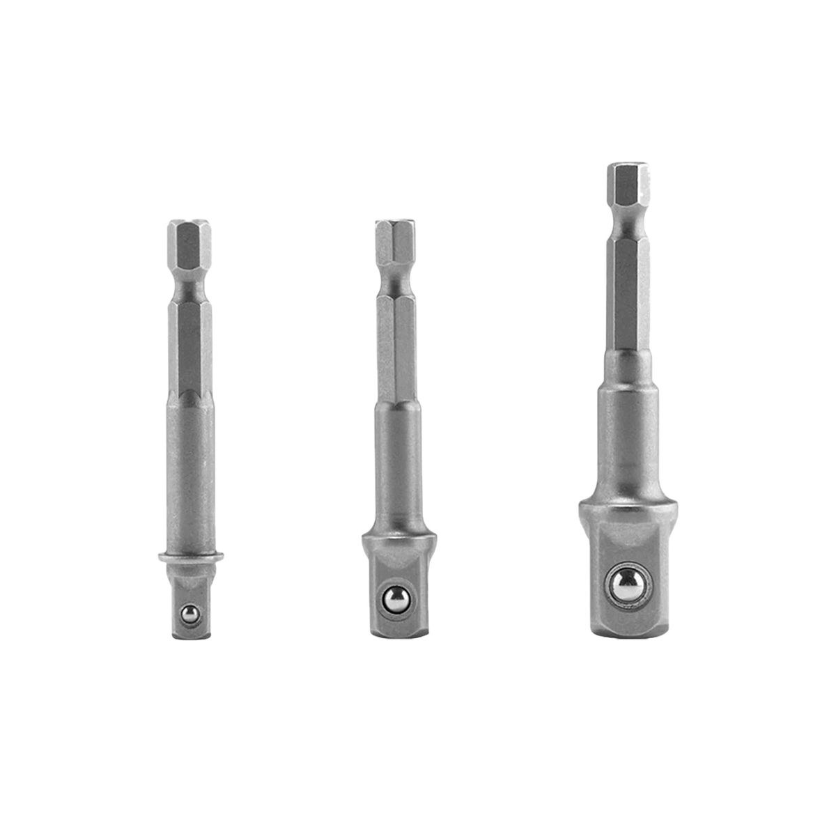 GENERICO - Adaptador De Dados 3 piezas 1/4' 3/8' 1/2' Wadfow - Wsv4k01