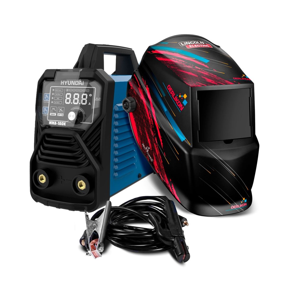 HYUNDAI - SOLDADORA INVERTER HYUNDAI MMA 160K - OERLIKON