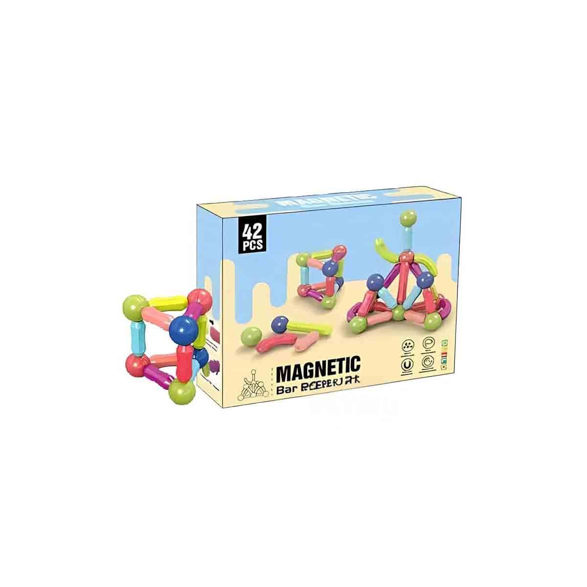 GENERICO - Pack2 Juego Magnetico Multicolor para Niños 42 Piezas