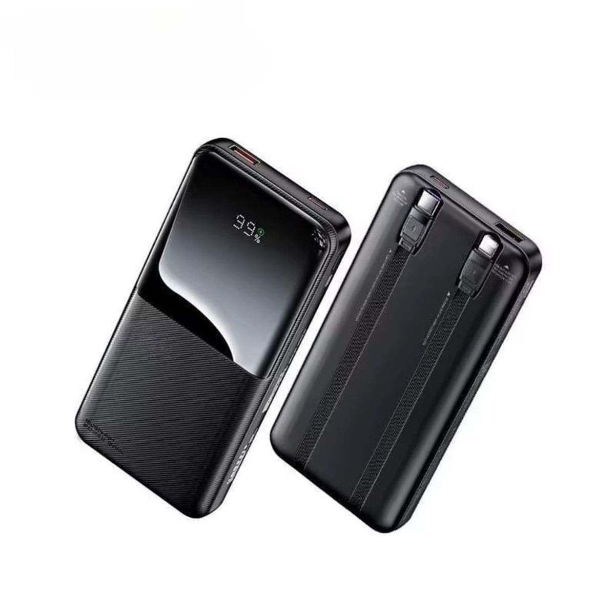 HANDS UP - Cargador portatil 20000mAh  PD 20W+ QC 225W MODELO RPP-680 NEGRO