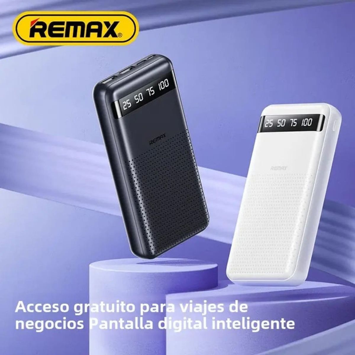 HANDS UP - Cargador portatil ultra Slim  20000mAh 24A MODELO RPP-11 NEGRO