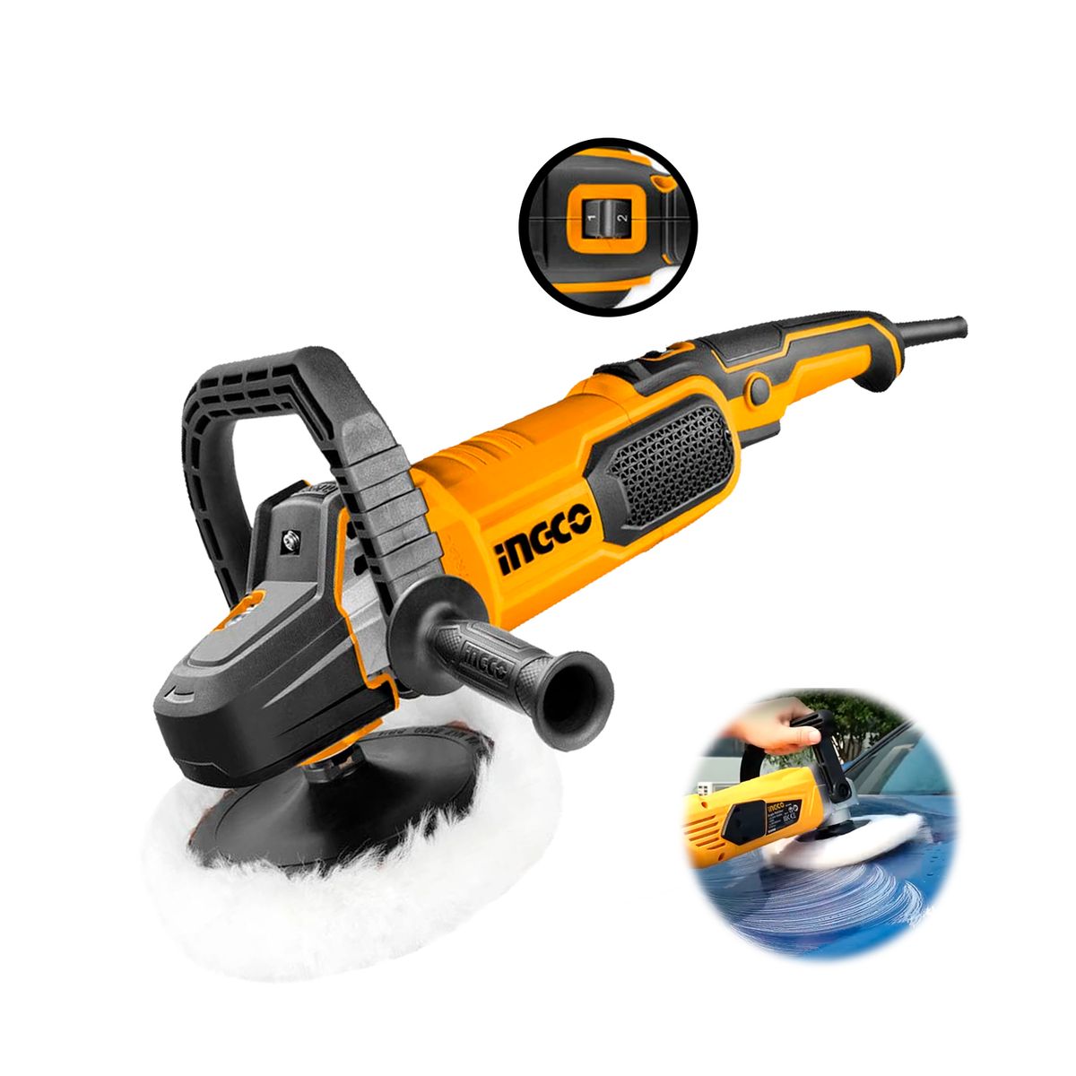 INGCO TOOLS - Pulidora Eléctrica 1400w Cvelvariable Ap140028 Ingco Automovil