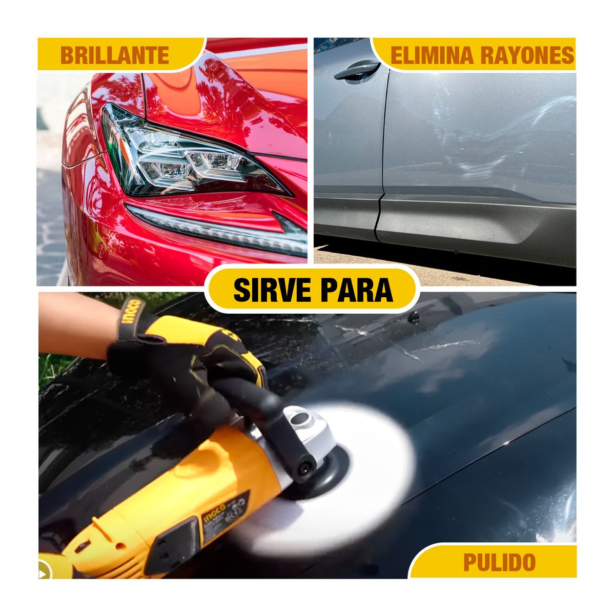 INGCO TOOLS - Pulidora Eléctrica 1400w Cvelvariable Ap140028 Ingco Automovil