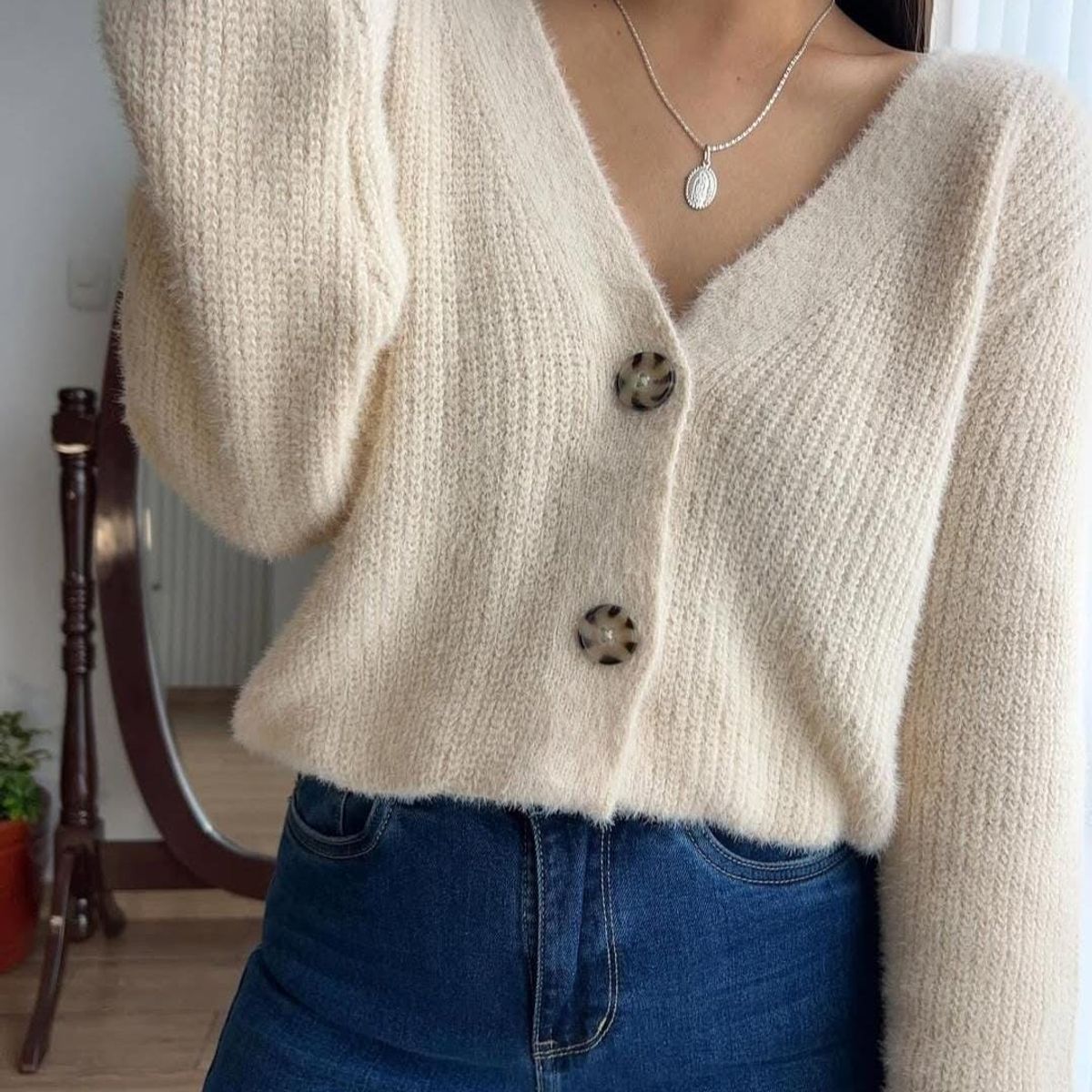 GENERICO - CHOMPA CARDIGAN DE DAMA