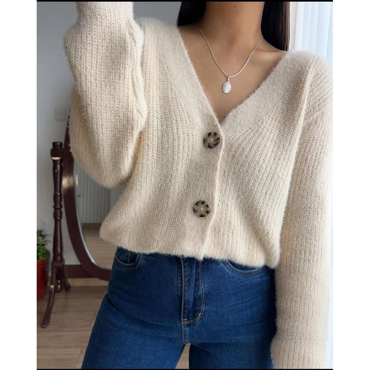 GENERICO - CHOMPA CARDIGAN DE DAMA