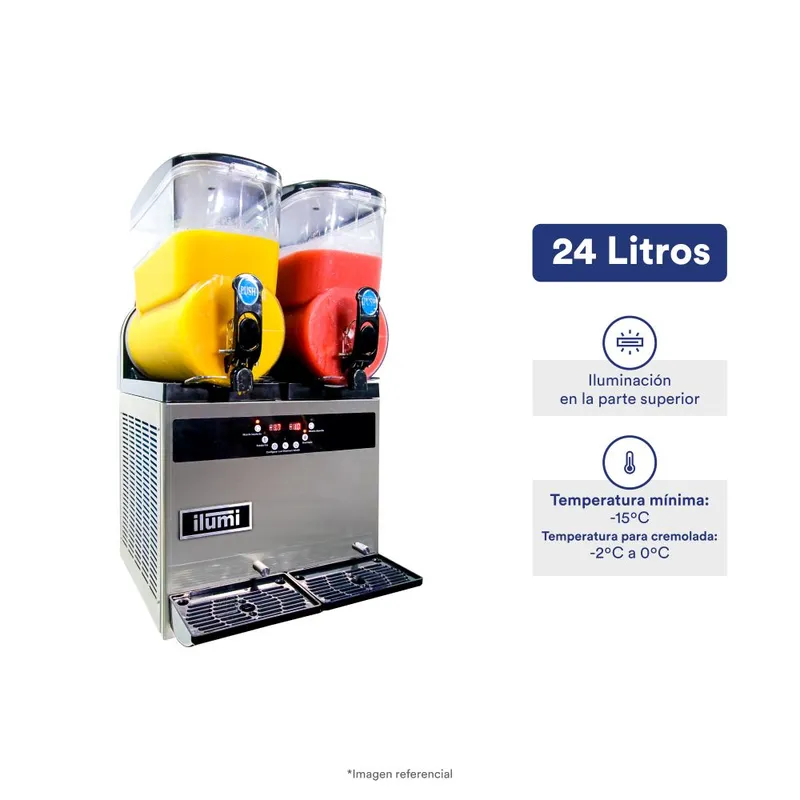 ILUMI - CREMOLADERA ILUMI 2 TOLVAS