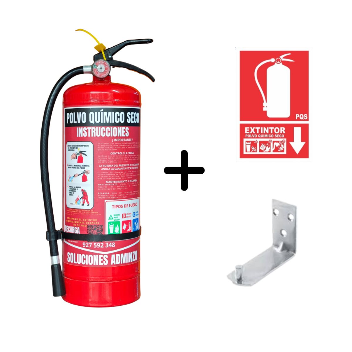 GENERICO - EXTINTOR PQS ABC NACIONAL 9KG