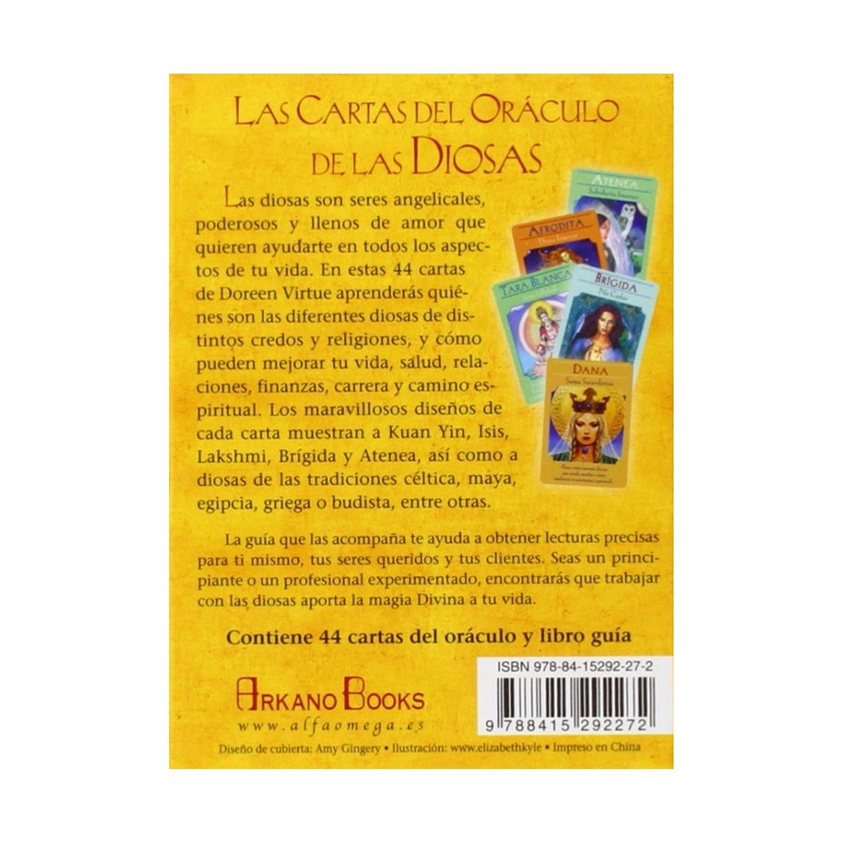 GENERICO - Las Cartas del Oráculo de las Diosas  Doreen Virtue Cartas oráculo