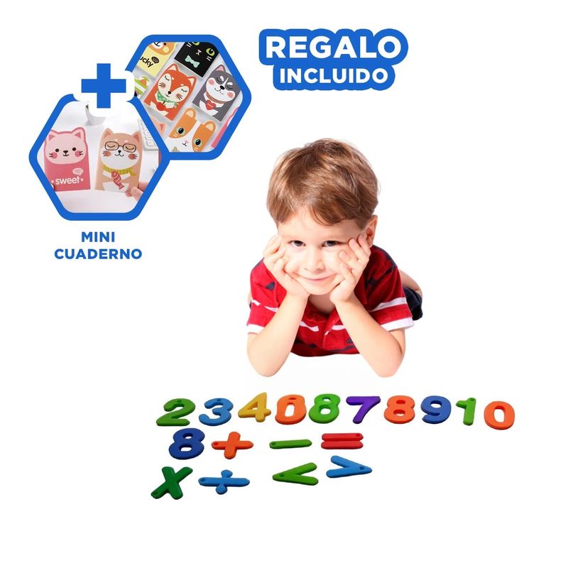 GENERICO - Pack6 Piezas para Conectores Numeros Y+Regalo Agendita