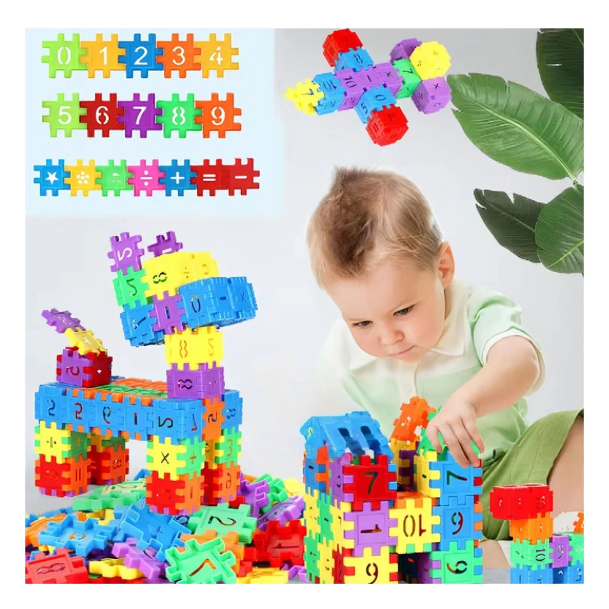 GENERICO - Pack4 Conectores de Juego Construccion