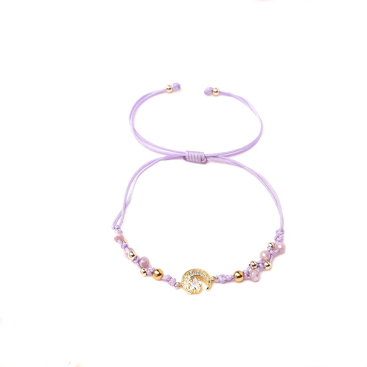 CLEO JOYAS & ACCESORIOS - Pulsera Vanessa Tejida Hilo Luna