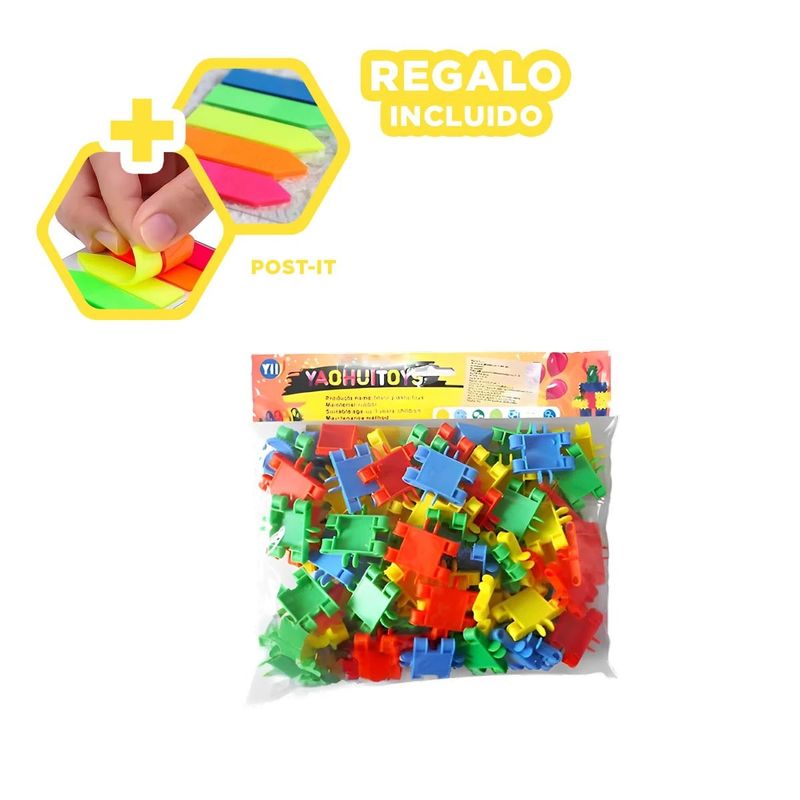 GENERICO - Pack6 Piezas de Ensamblaje de Tubos Y+Banderitas Adhesivas