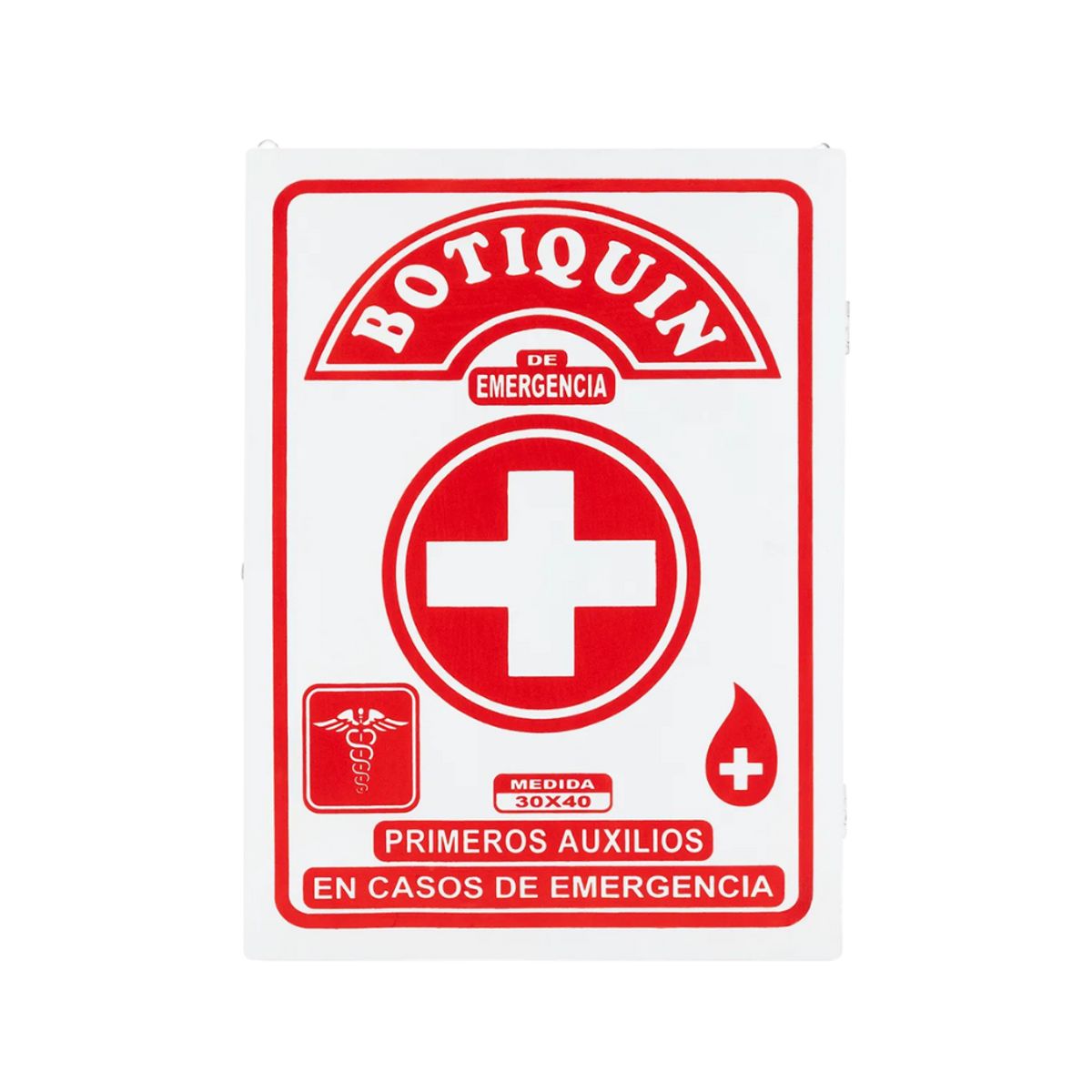 GENERICO - BOTIQUIN PRIMEROS AUXILIOS DE MADERA