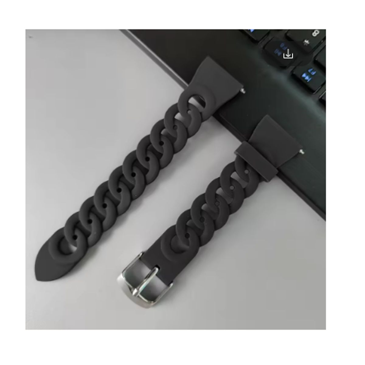 GENERICO - Correa Soft Trenzada para Apple Watch 44mm - NEGRO