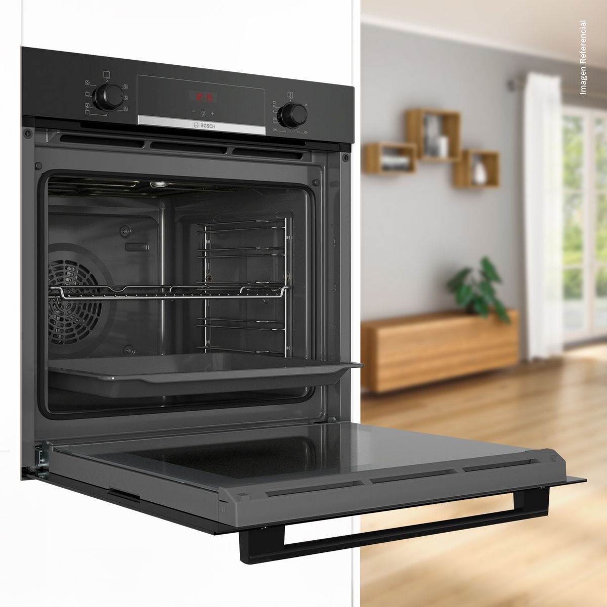 BOSCH - Horno Eléctrico Empotrable 71L Serie 4 HBA513BB1