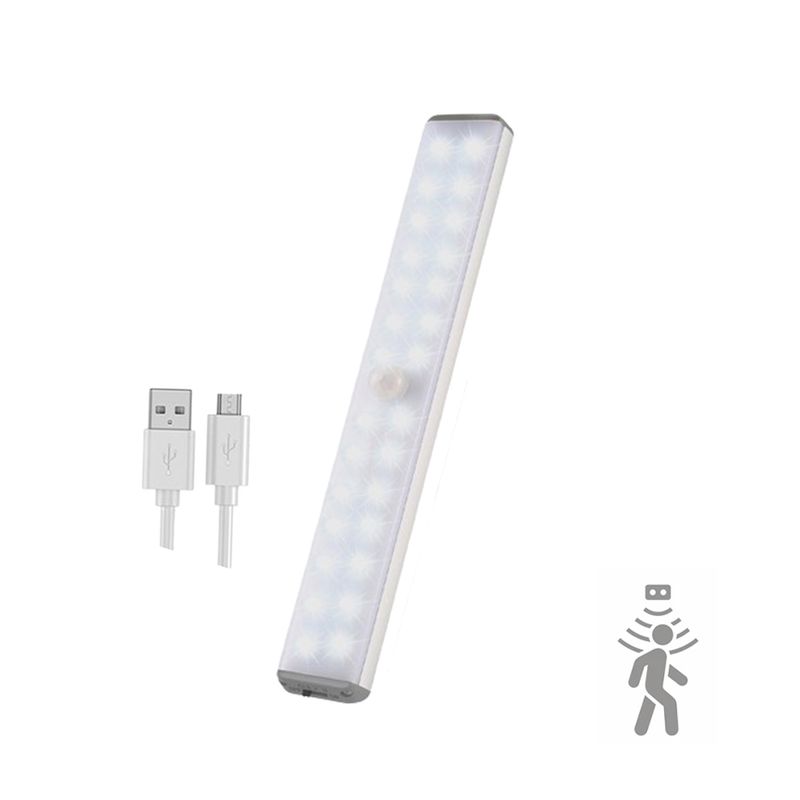 S&T - Luz Led Recargable Sensor de movimiento Cold White SG28