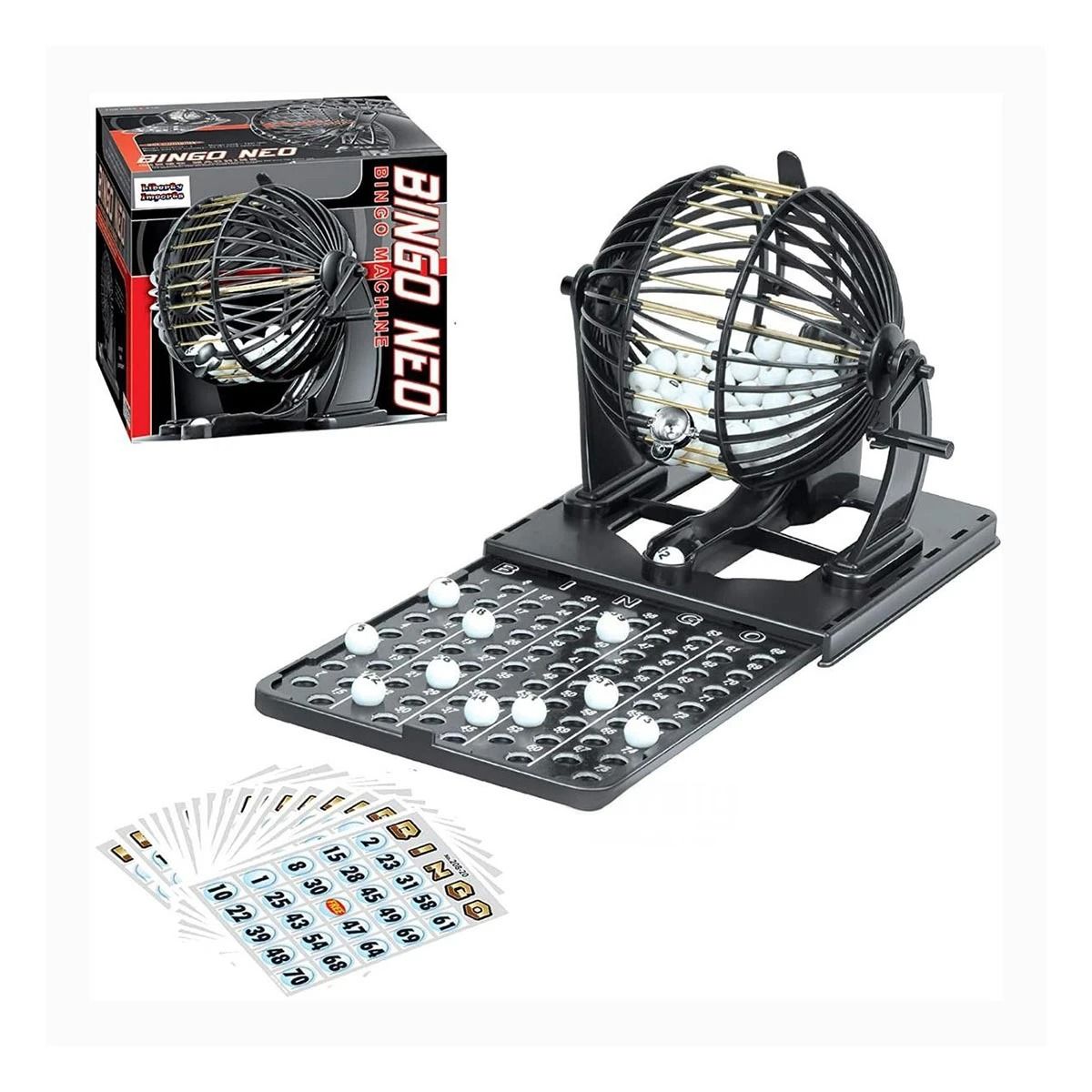 GENERICO - Pack2 Bingo para Jugar en Familia Negro Y+Regalo Agendita