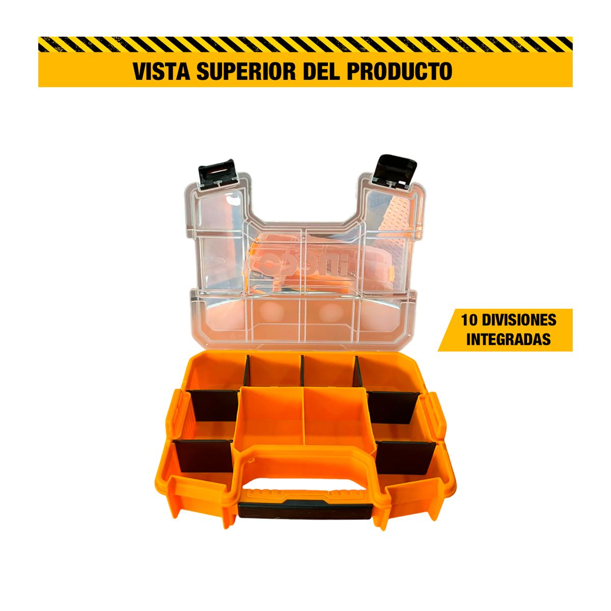 INGCO TOOLS - Caja Organizadora Polipropileno 15 Divisiones Ingco - pbx1511