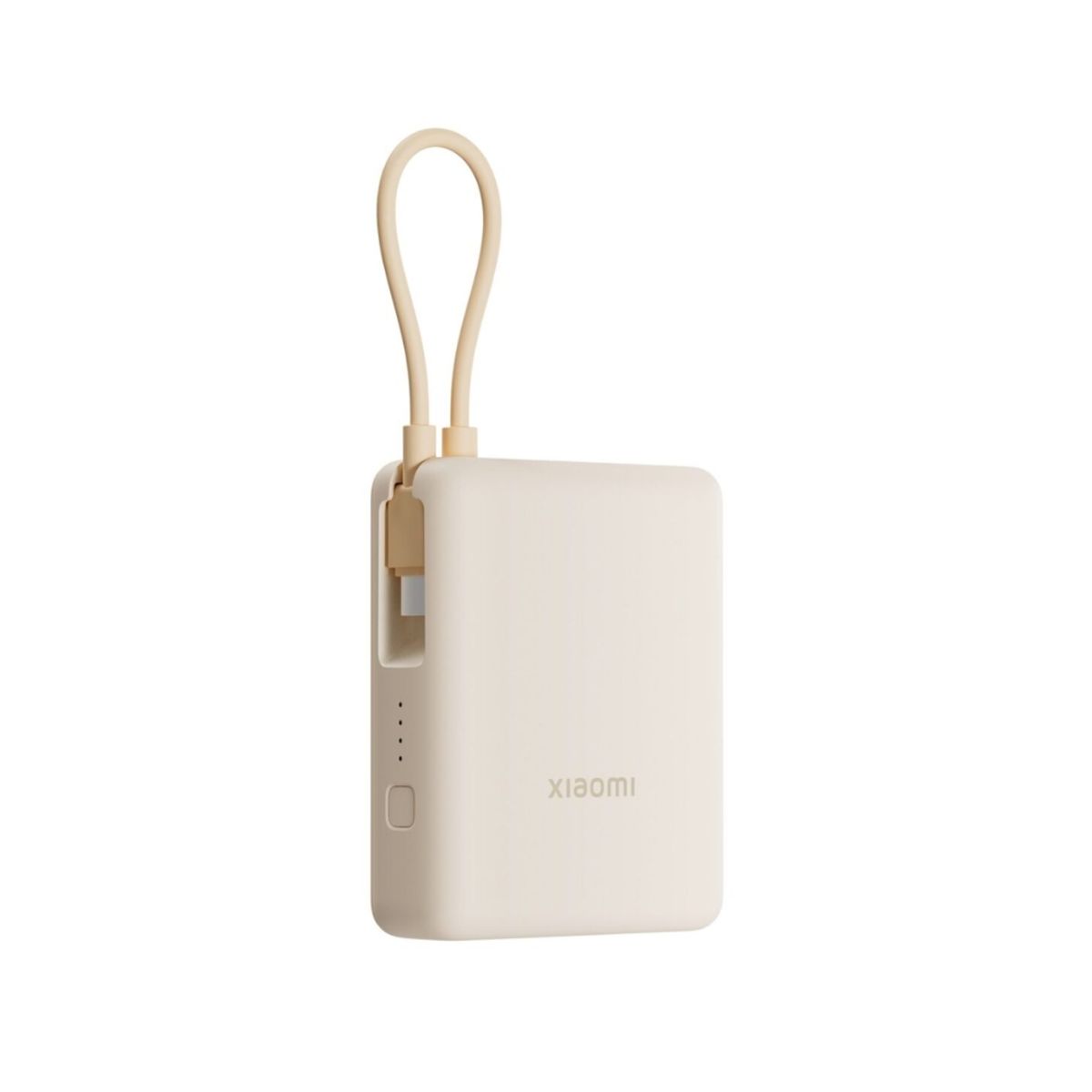 XIAOMI - Cargador Portátil Xiaomi Power Bank 10000 Mah 33w (Con Cable) Crema