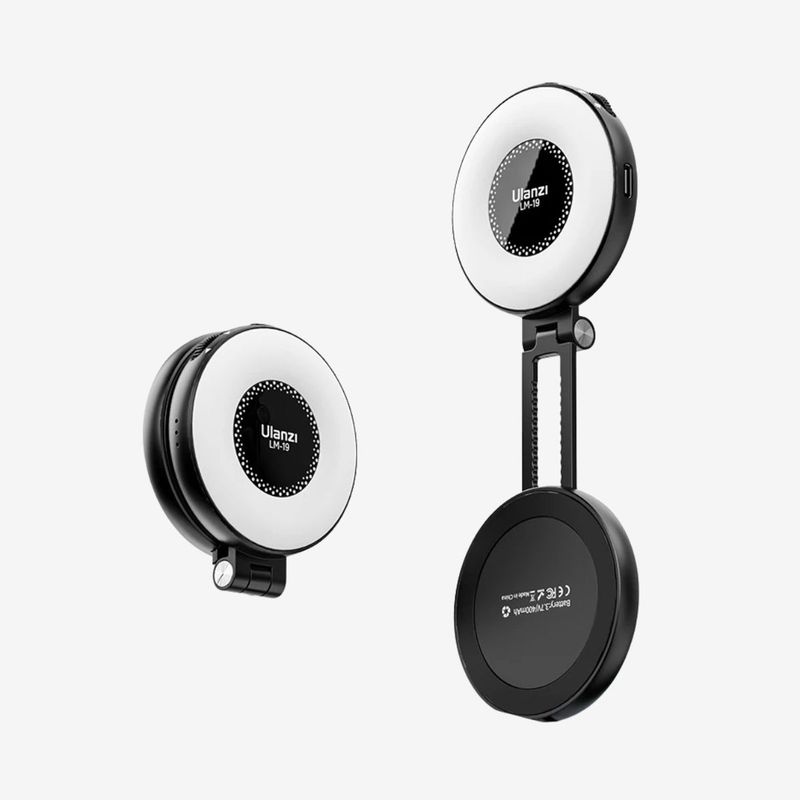 ULANZI - Mini Aro de Luz  Led ULANZI LM19 MagSafe para celular color negro