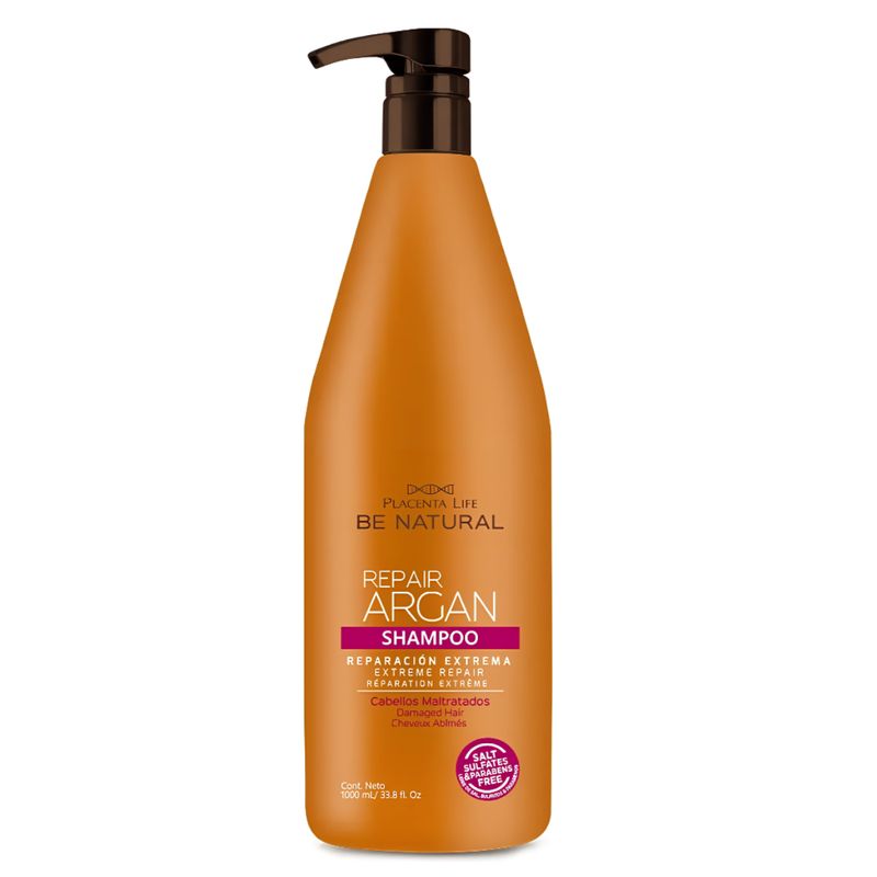 GENERICO - Shampoo Be Natural Repair Argán 1 Lt - Be natural