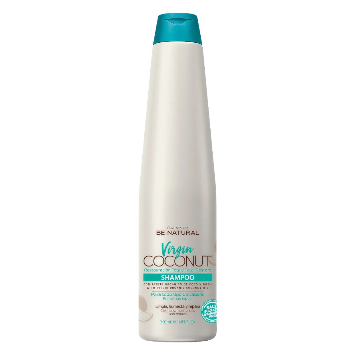 GENERICO - Shampoo Be Natural Virgin Coconut 350 ml - Be natural