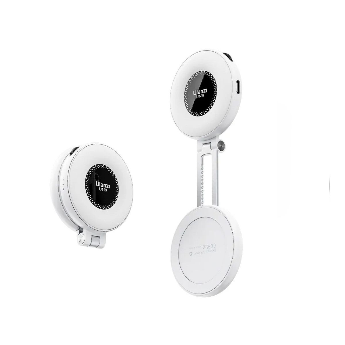ULANZI - Mini Aro de Luz LED Ulanzi LM19 MagSafe para Creadores de Contenido  Blanco