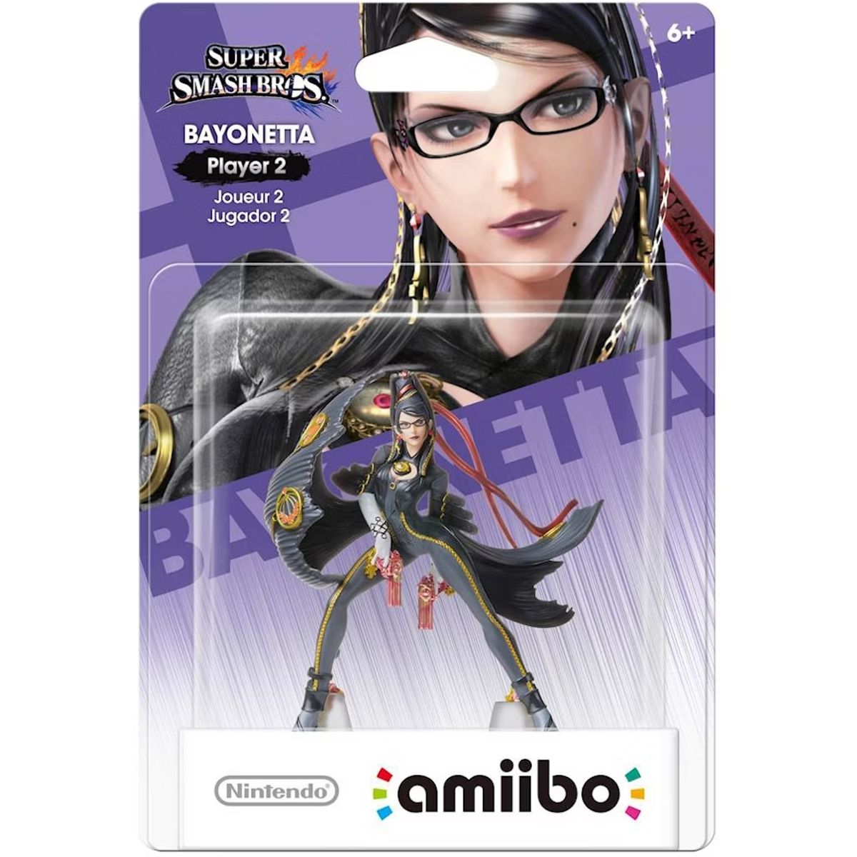 NINTENDO - Amiibo Bayonetta Player 2 Serie Super Smash Bros Nintendo Switch
