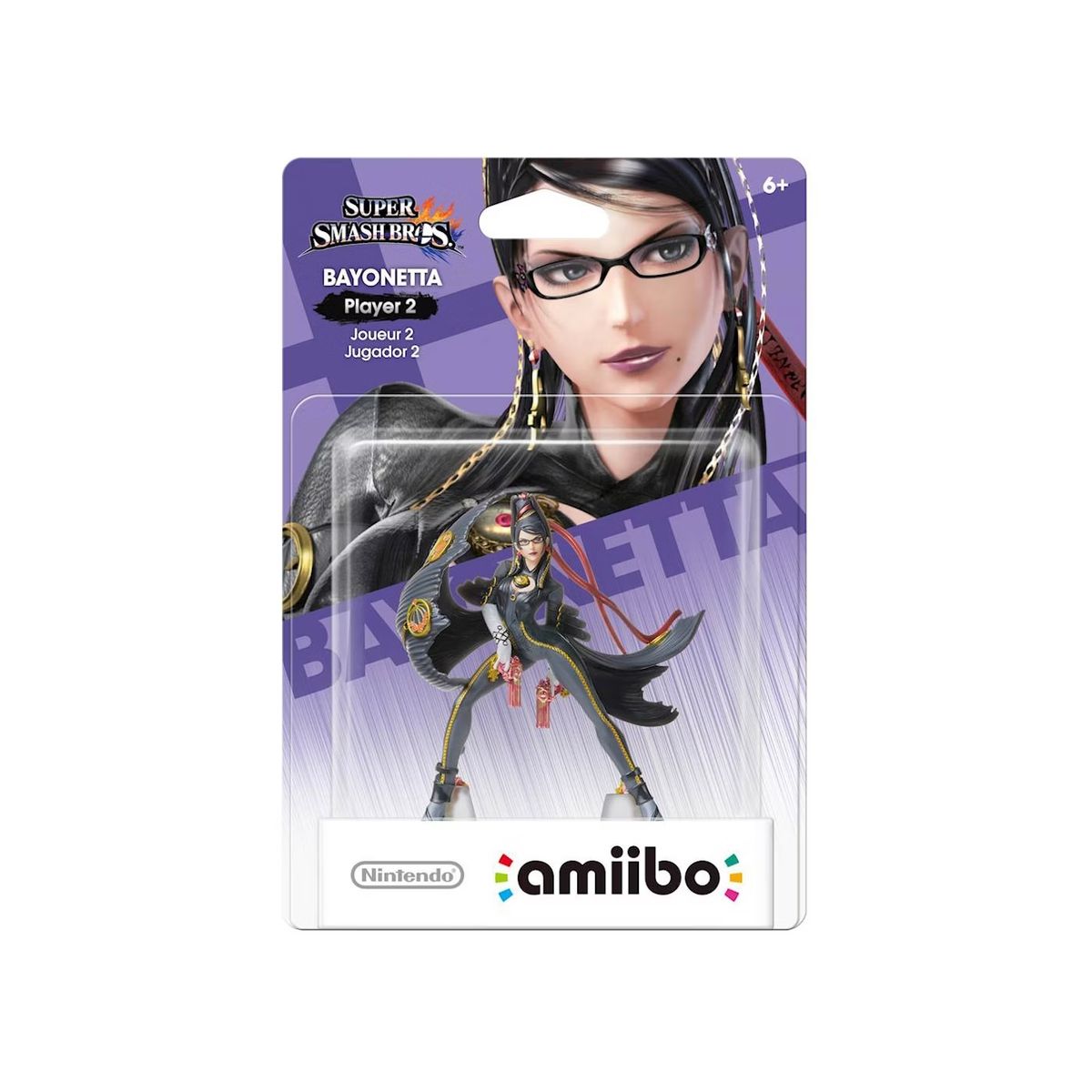 NINTENDO - Amiibo Bayonetta Player 2 Serie Super Smash Bros Nintendo Switch