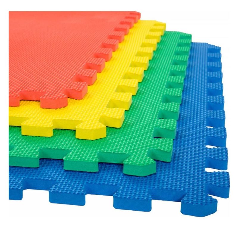 GENERICO - Piso de Goma para Bebes antideslizante 10 Pcs 60x60x1.2cm