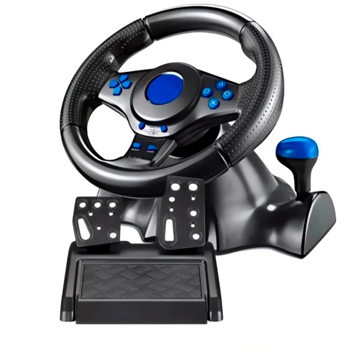GENERICO - Volante Gamer GT-V7 Racing Rueda 3 en 1