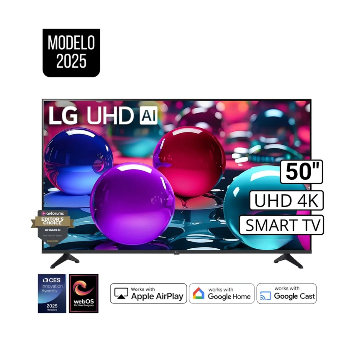 LG - TELEVISOR SMART TV LG 4K ULTRA HD 50” 50UA7300PSB