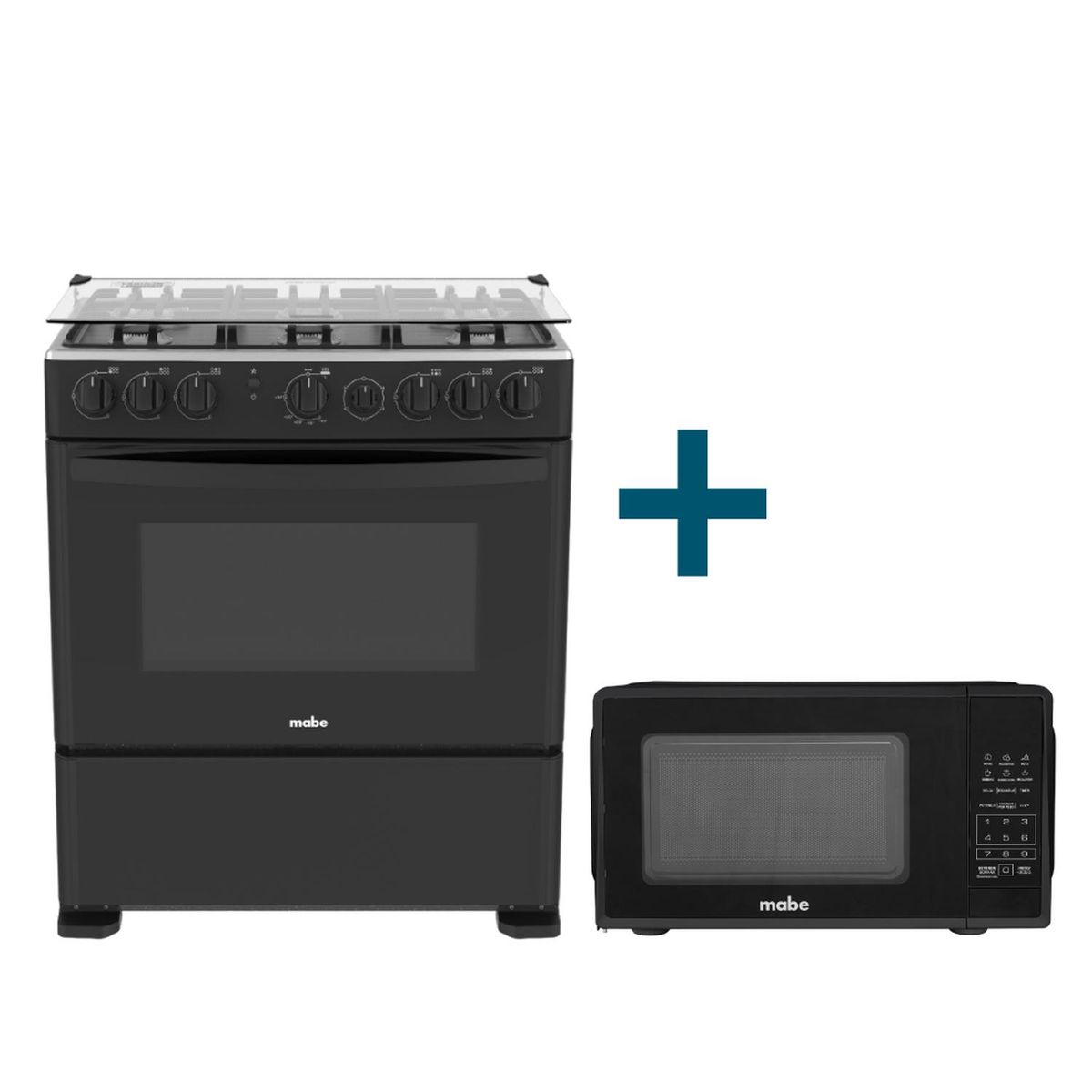 MABE - Combo cocina a gas 76cm +Horno microondas 20L Mabe