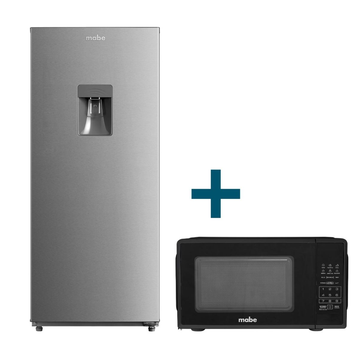 MABE - Combo Refrigeradora monopuerta 187L +Horno microondas 20L Mabe