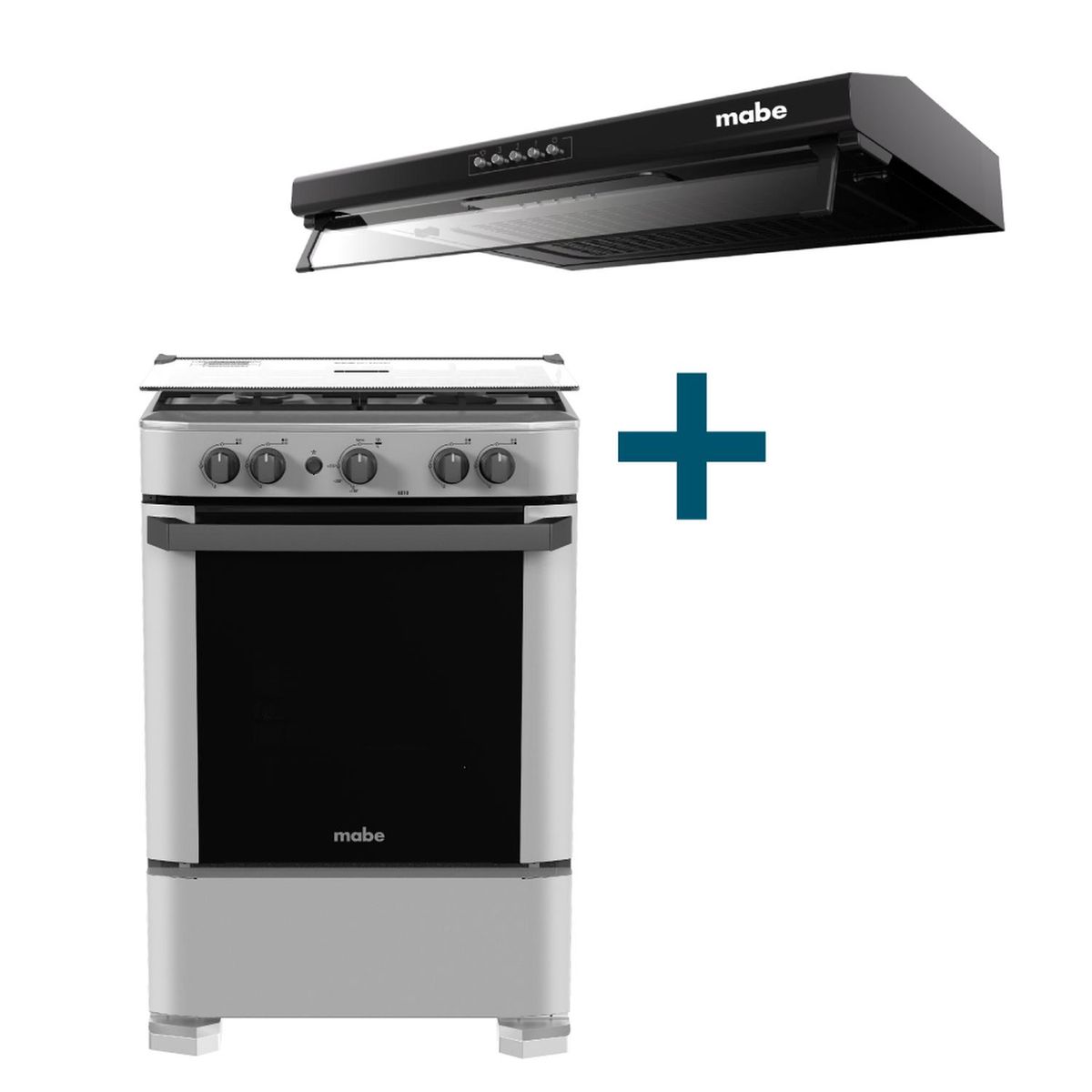 MABE - Combo Campana extractora 60cm +Cocina a Gas 60cm Mabe