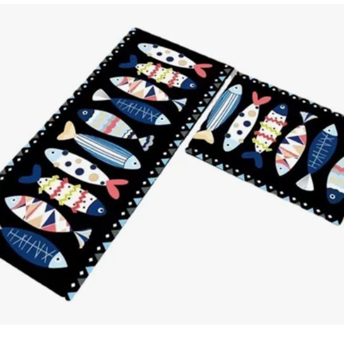 GENERICO - Set De Tapetes Antideslizantes Impermeables De Cocina 2 Pzs.