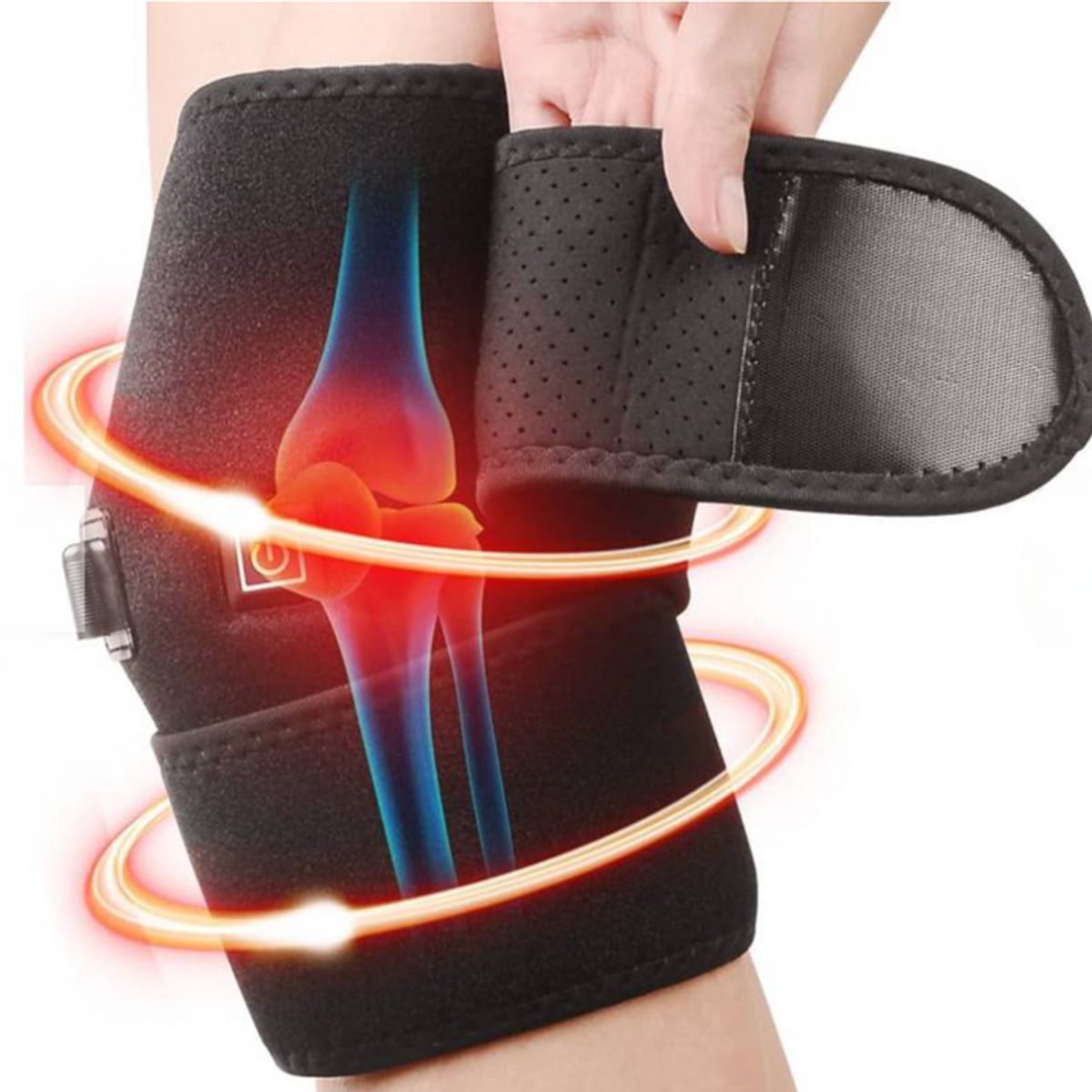 GENERICO - Rodillera Masajeadora Eléctrica Calor recargable