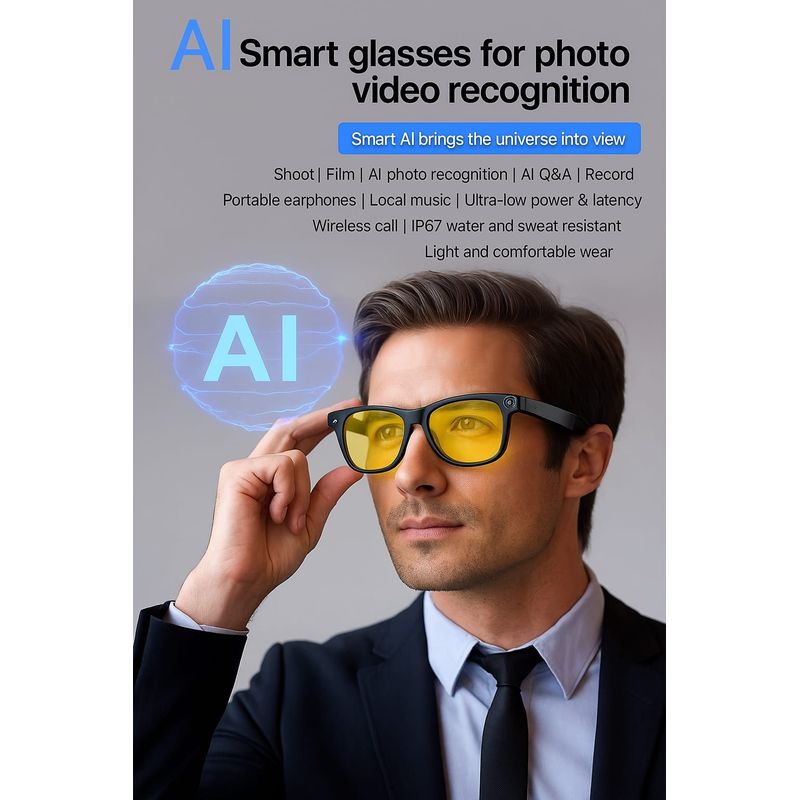 GENERICO - Filtro SPO Lumis 450 nm ambar con montura con IA , toma fotos y video